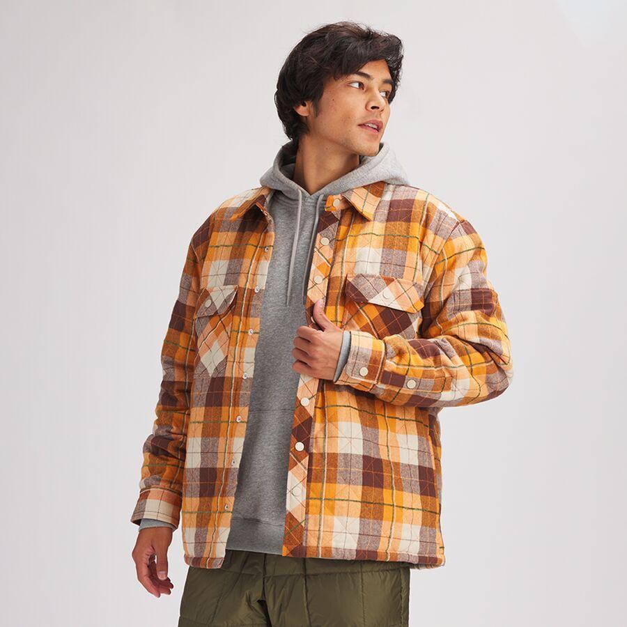 Stoic Plaid Shacket - Men's Rust Plaid