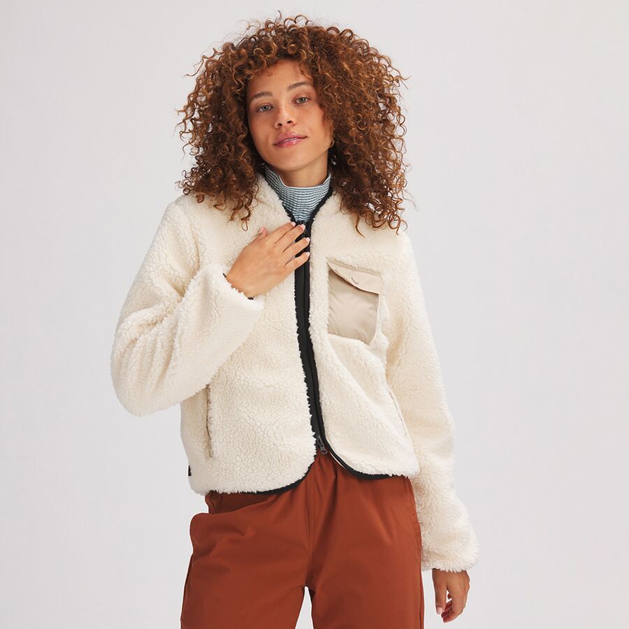 Stoic Sherpa Bomber - Women's Egret