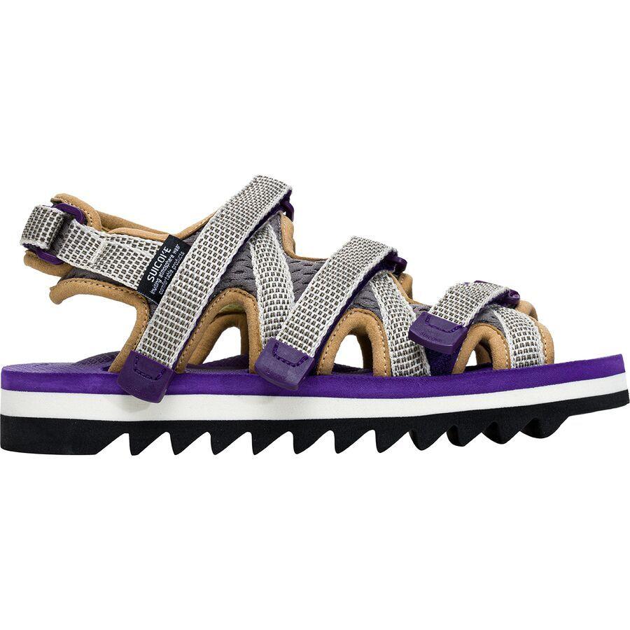 Suicoke ZIP-AB Sandal Brown/Purple