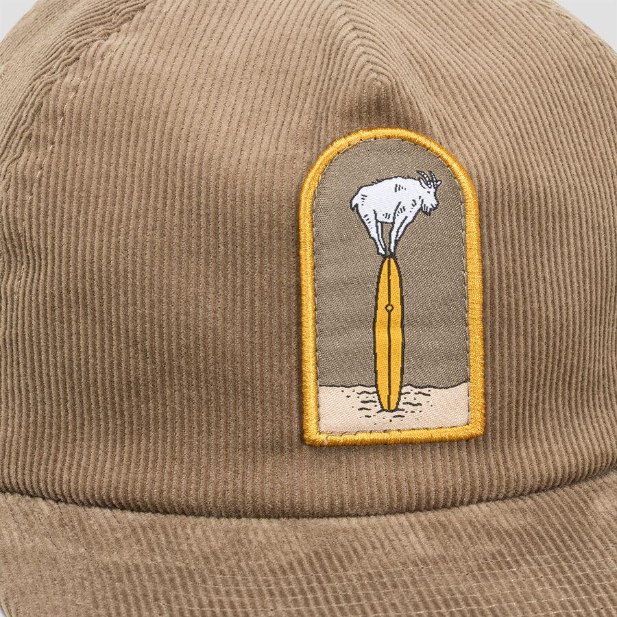 Backcountry Surf Goat Corduroy Snapback Hat Kalamata