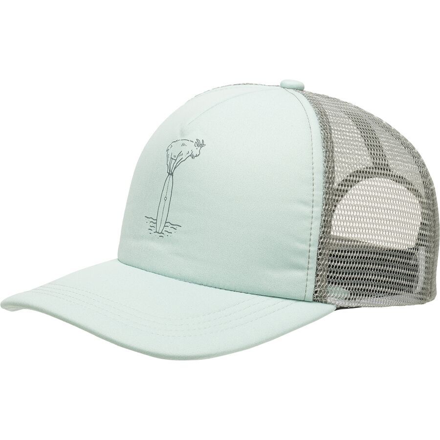 Backcountry Surfing Goat Foam Trucker Hat Silt Green
