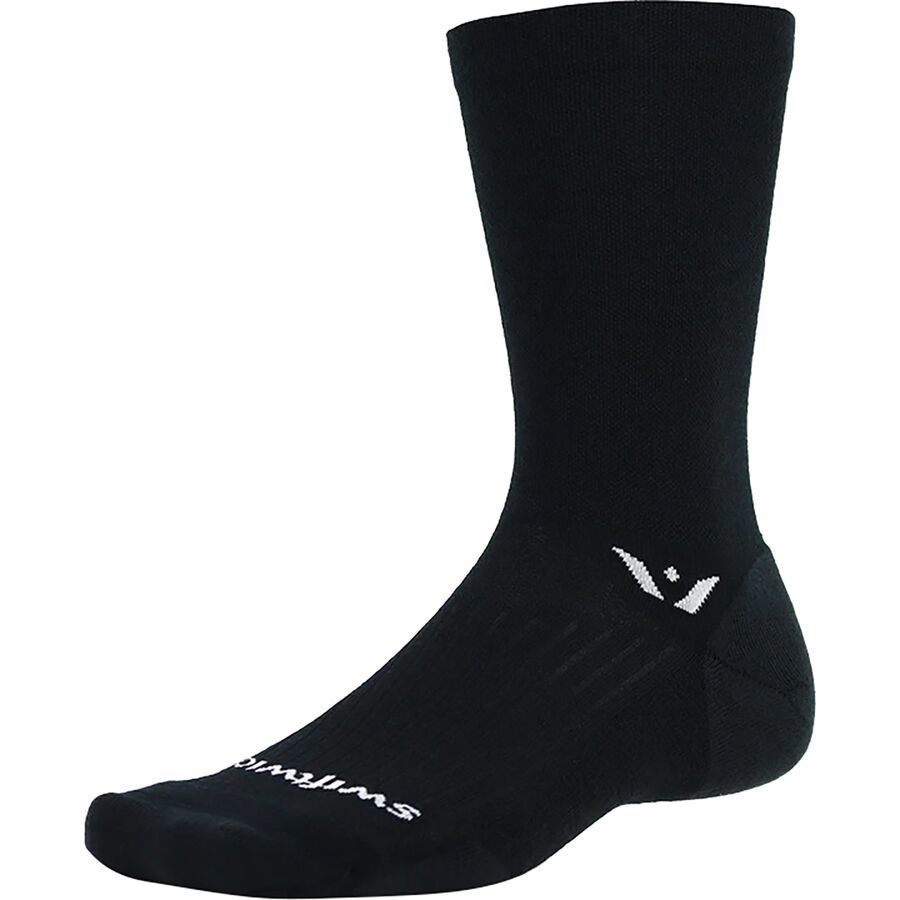 Swiftwick Pursuit Crew Sock Black