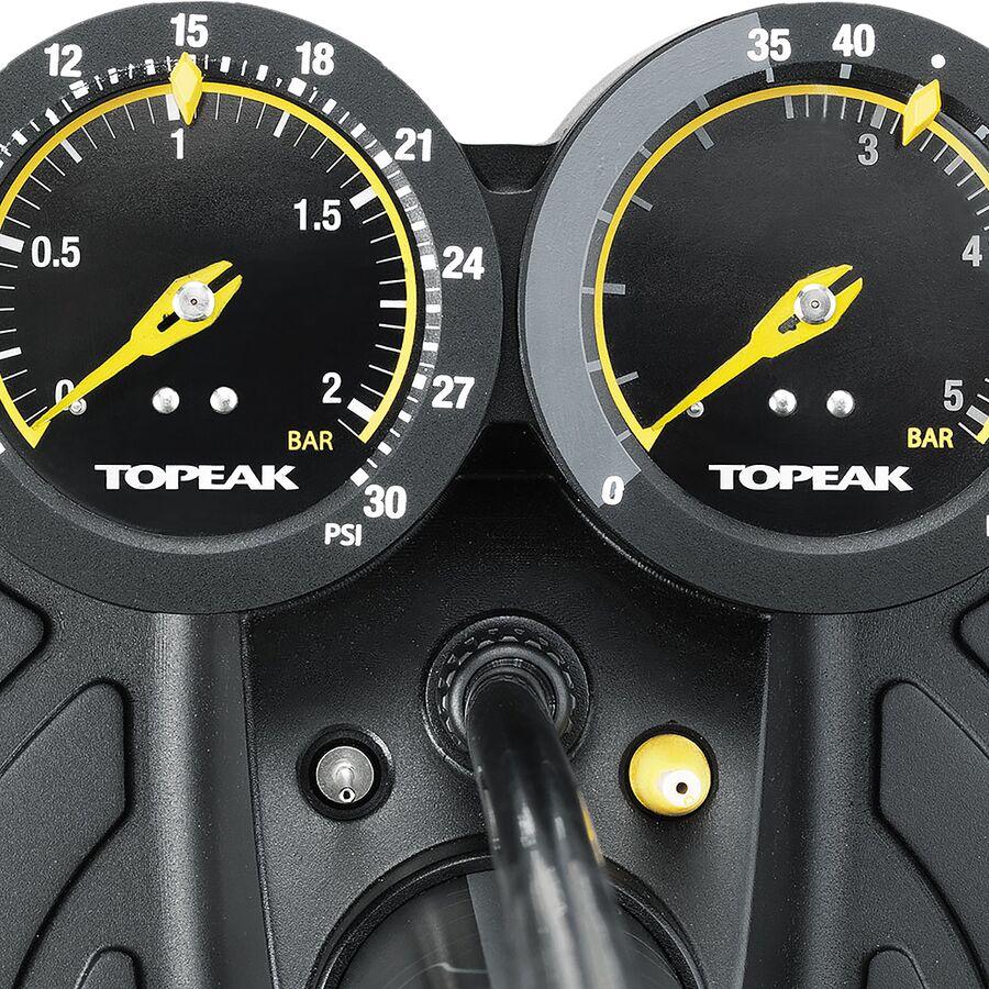 Topeak JoeBlow Dualie Floor Pump Black