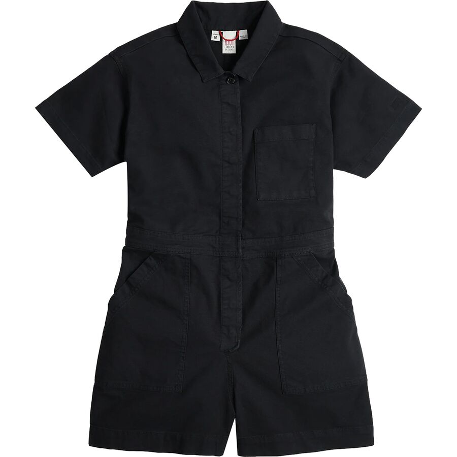 Topo Designs Dirt Romper - Women's Black