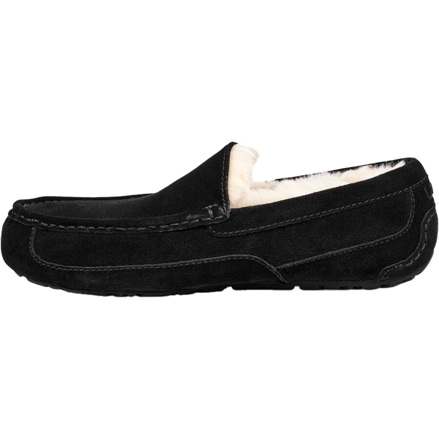 UGG Ascot Slipper - Men's Black (Suede)