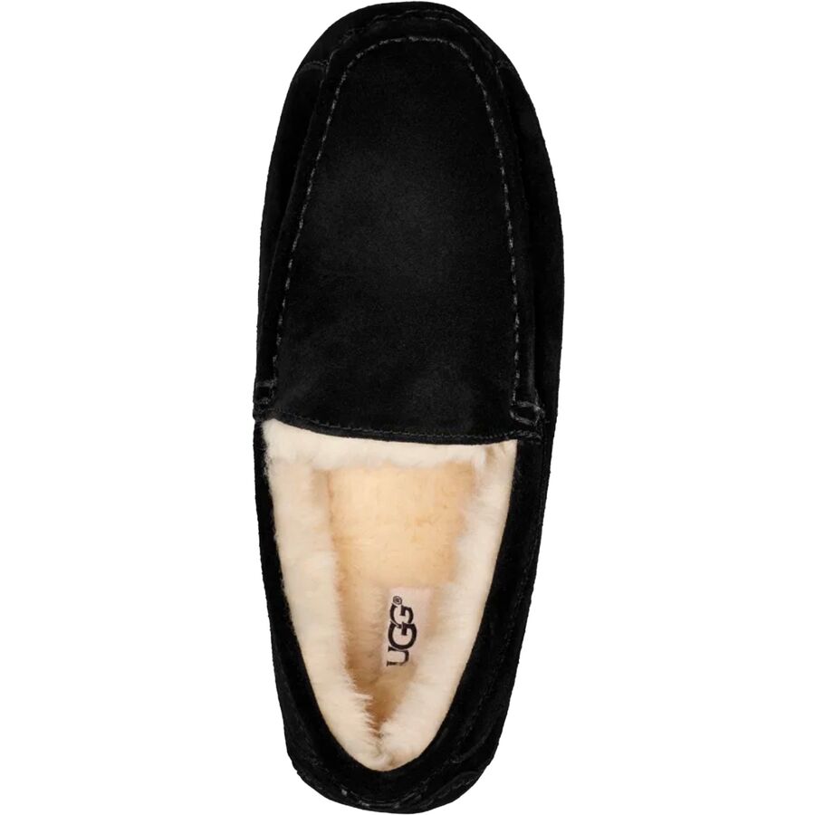 UGG Ascot Slipper - Men's Black (Suede)