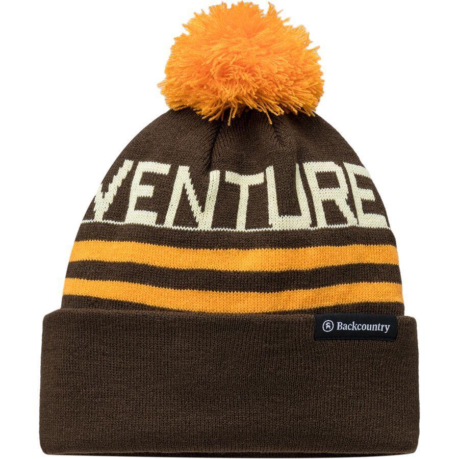 Backcountry VB Pom Beanie Dark Brown/Orange