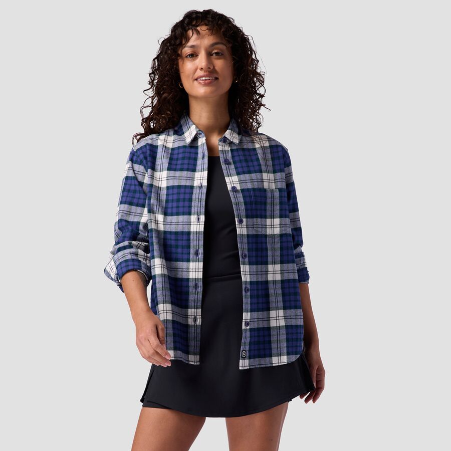 Backcountry Venture Classic Flannel Shirt - Women's Blue Ribbon Bonanza Plaid