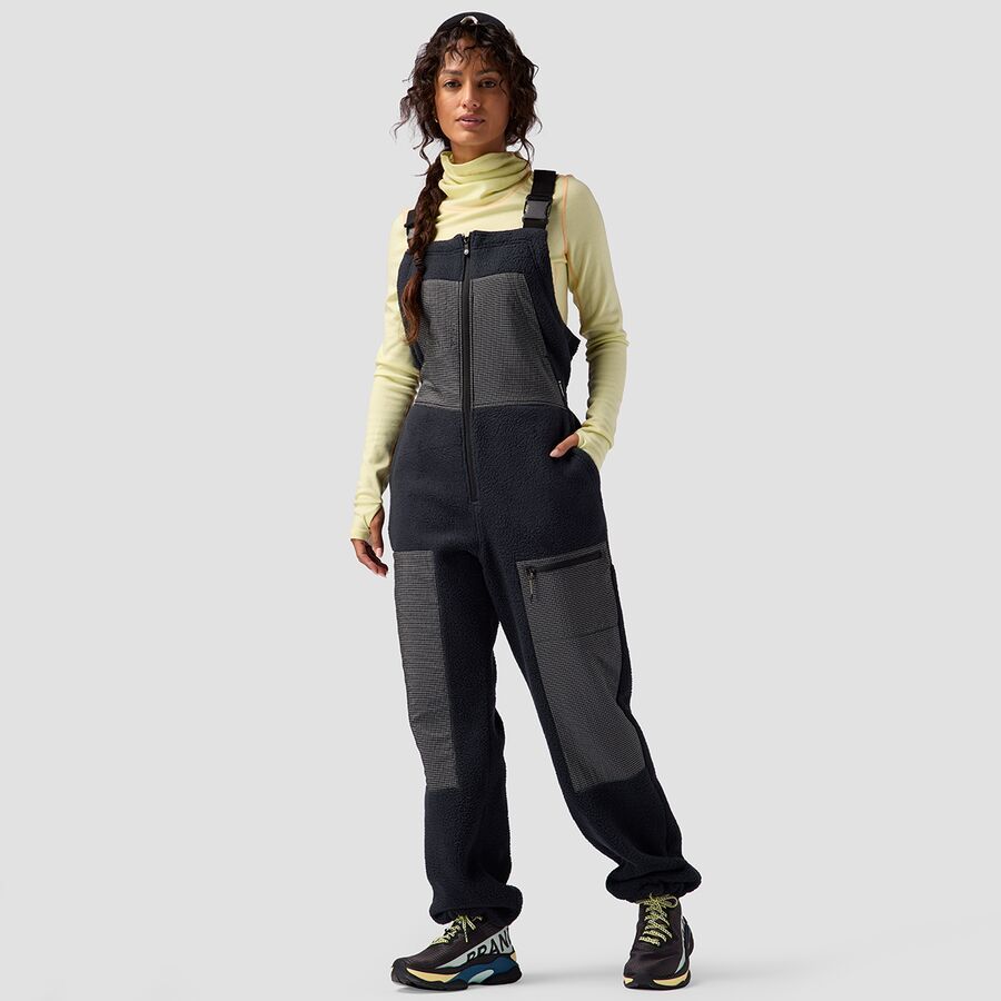 Backcountry Wander Pile-Fleece Overall - Women's Black