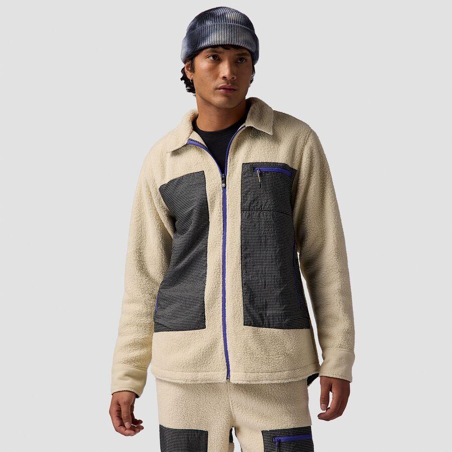 Backcountry Wander Pile-Fleece Shirt Jacket- Men's Fog