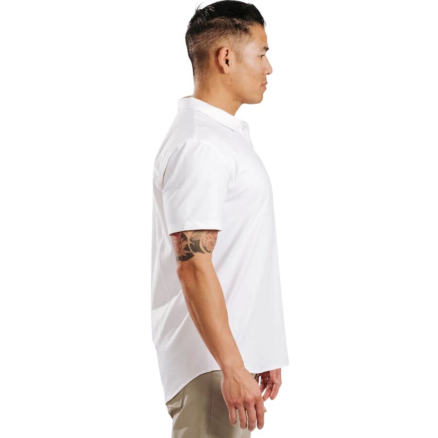 Western Rise X Cotton Polo - Men's White