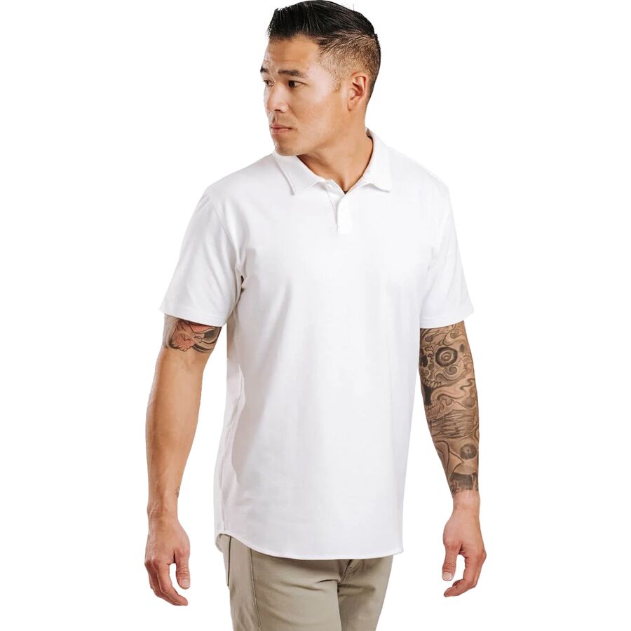 Western Rise X Cotton Polo - Men's White