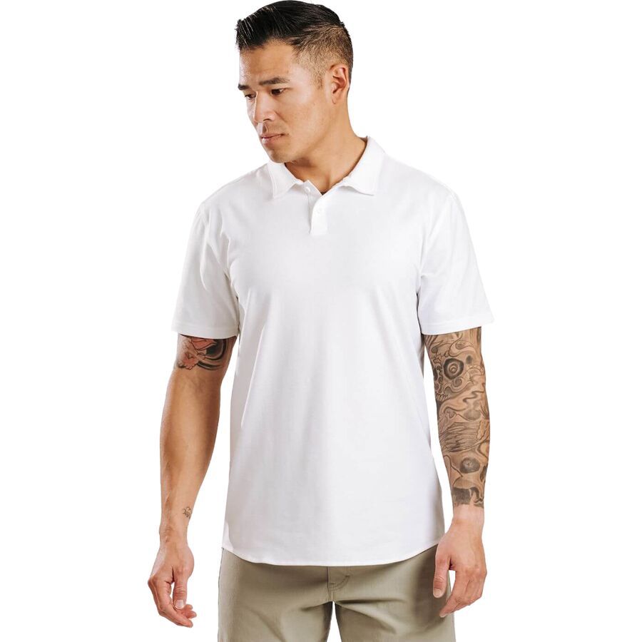 Western Rise X Cotton Polo - Men's White
