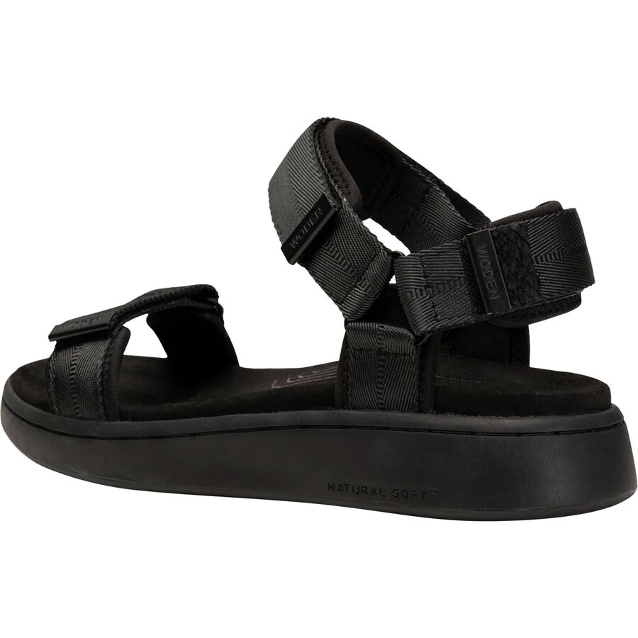 Woden Line Sandal - Women's Black/Black