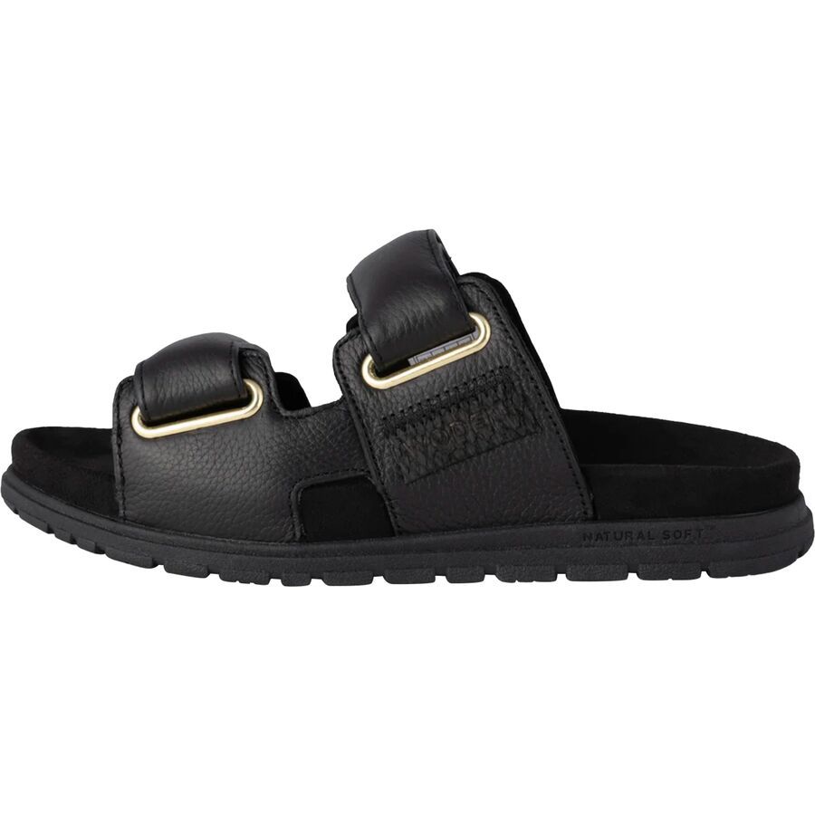 Woden Lisa Leather Shoe - Women's Black