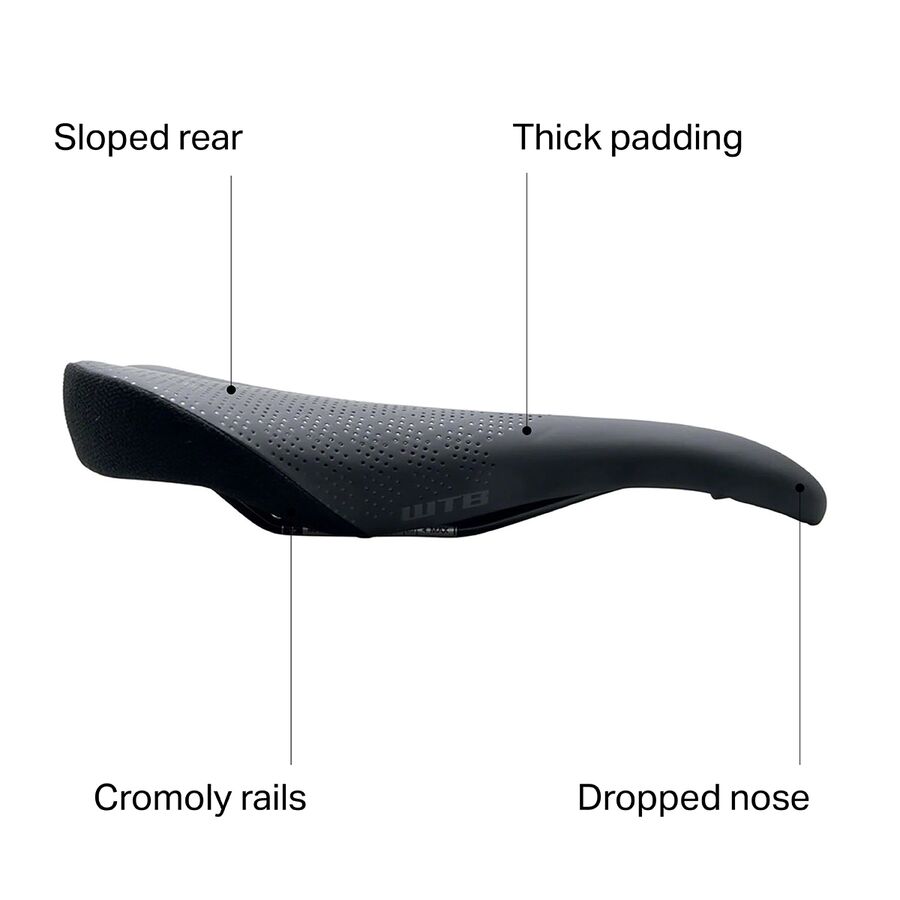 WTB Pure Cromoly Saddle Black/Black
