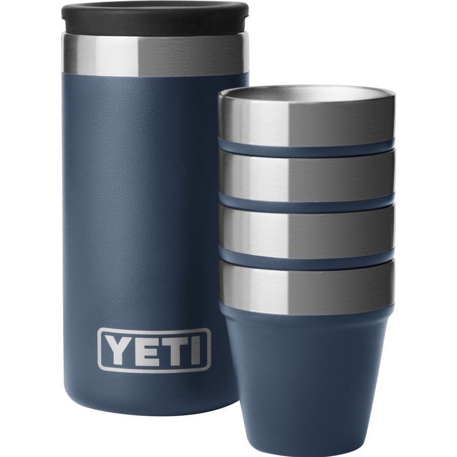 YETI Shot Glasses & Case Navy