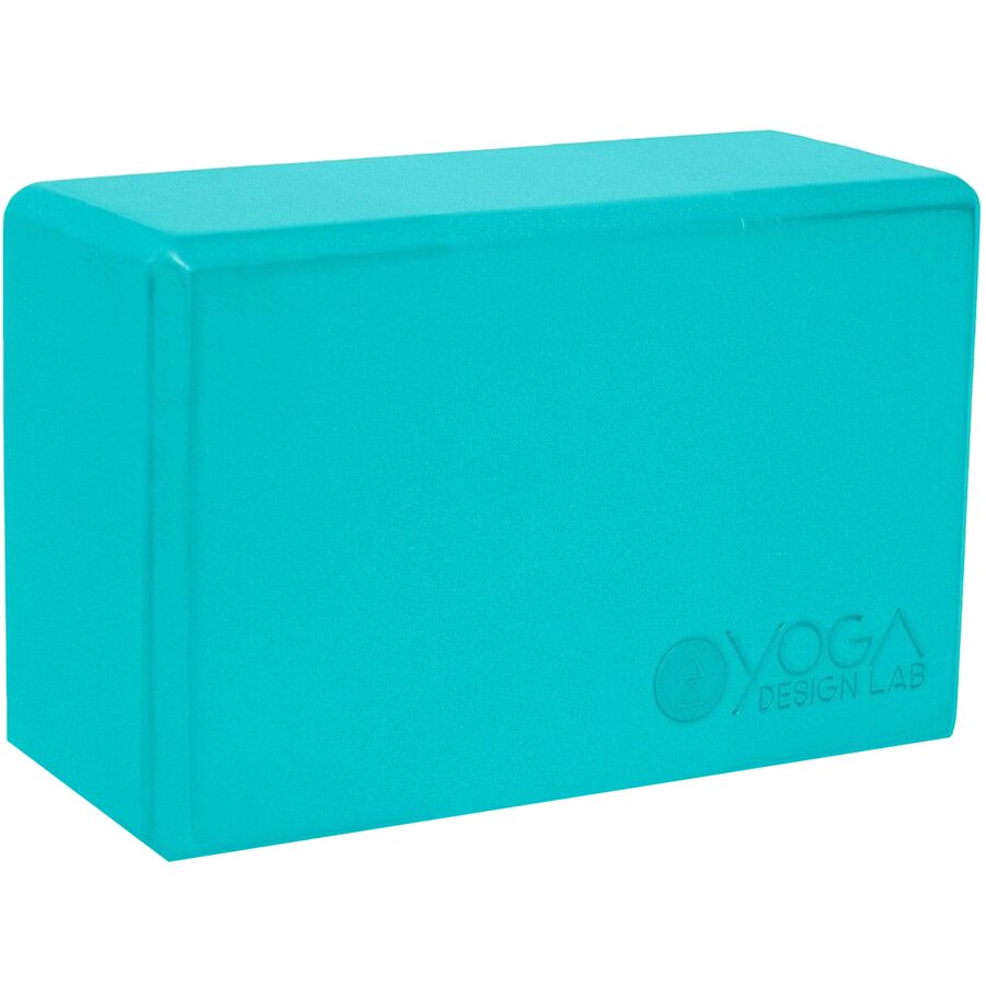 Yoga Design Lab Foam Yoga Block Aqua