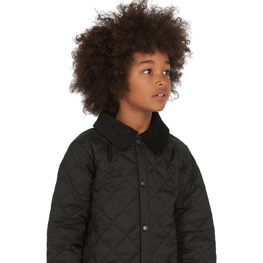 Barbour Liddesdale Quilted Jacket - Boys' Black