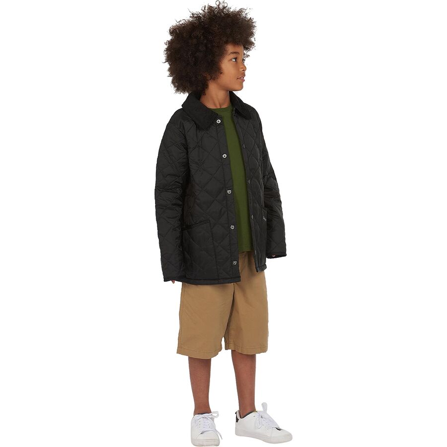 Barbour Liddesdale Quilted Jacket - Boys' Black