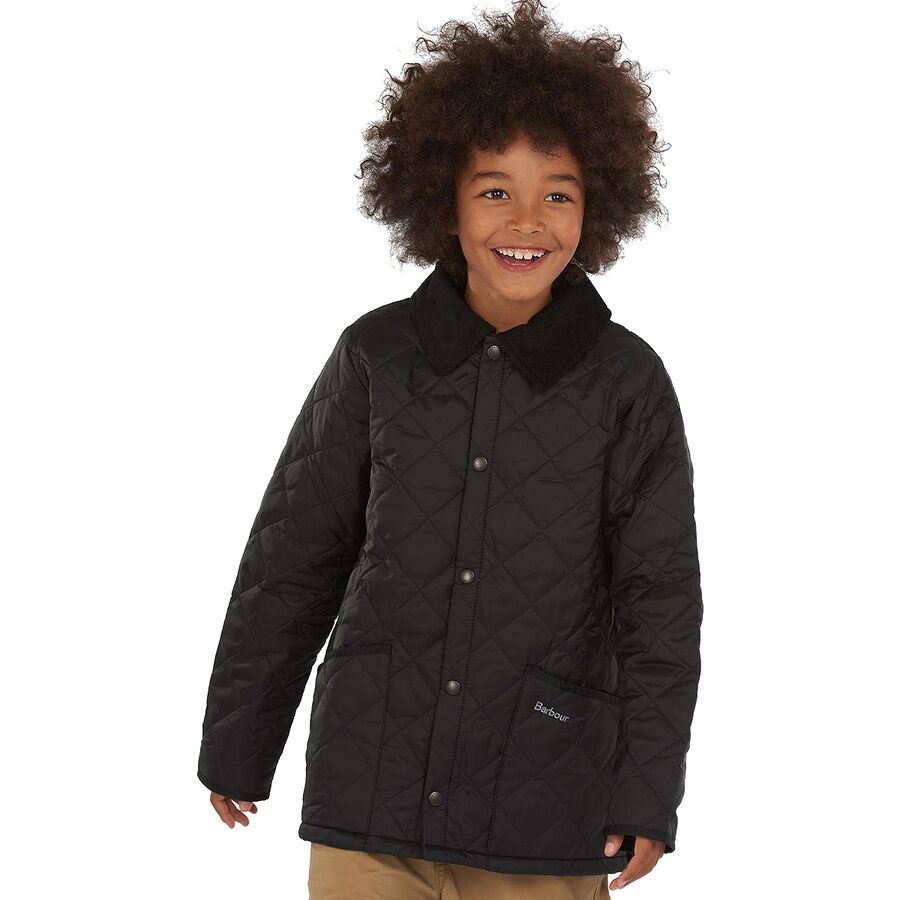 Barbour Liddesdale Quilted Jacket - Boys' Black
