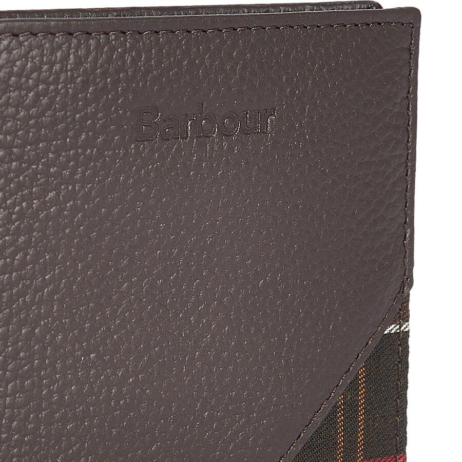 Barbour Tarbert Leather Wallet - Men's Chocolate Brown