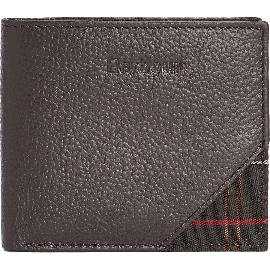 Barbour Tarbert Leather Wallet - Men's Chocolate Brown