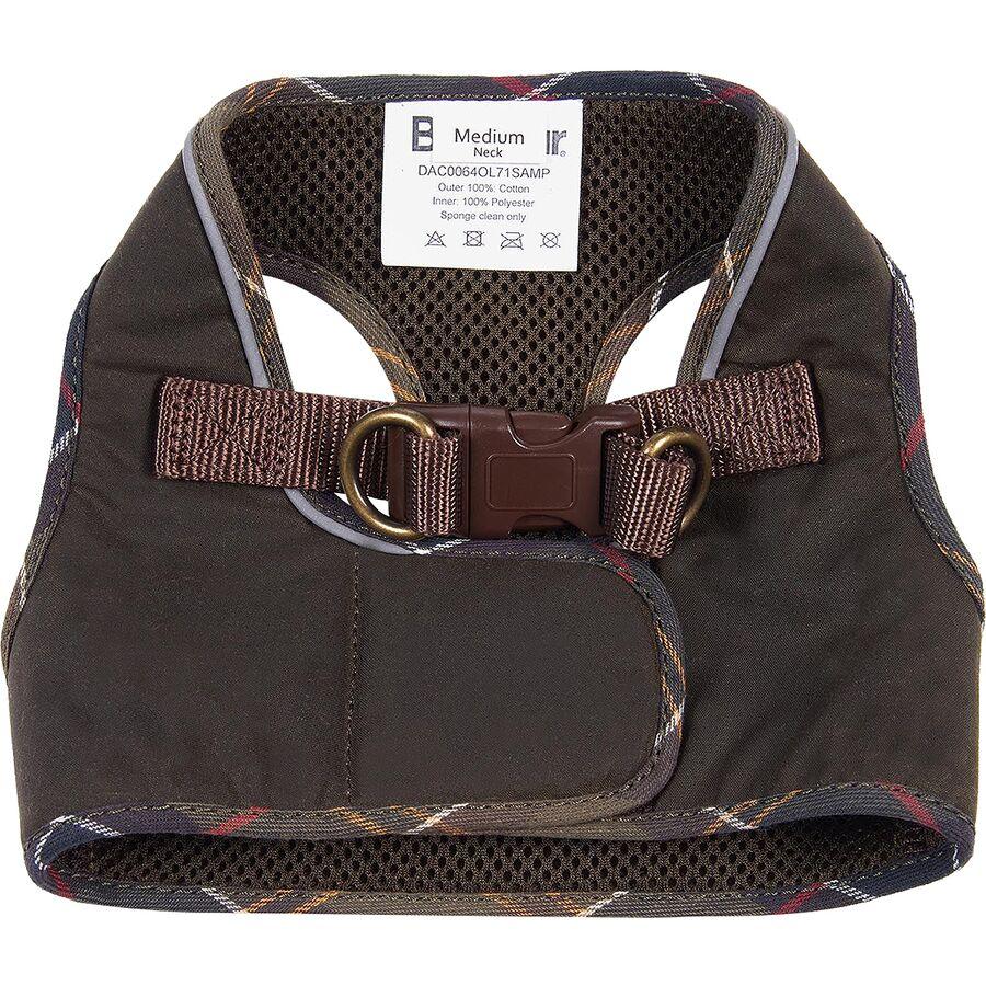 Barbour Wax Step In Dog Harness Olive/Classic