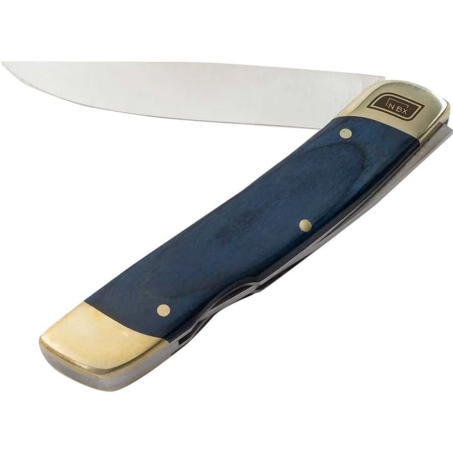 Barebones Single Blade Pocket Knife Blue