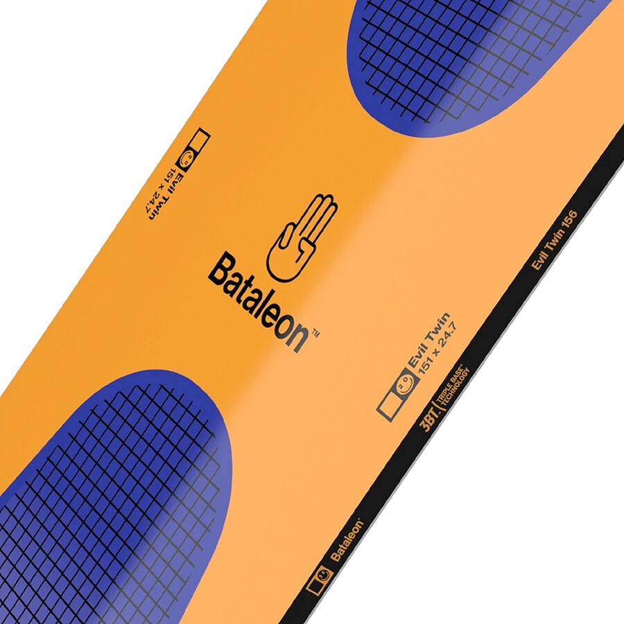 Bataleon Evil Twin Snowboard - 2024 Orange