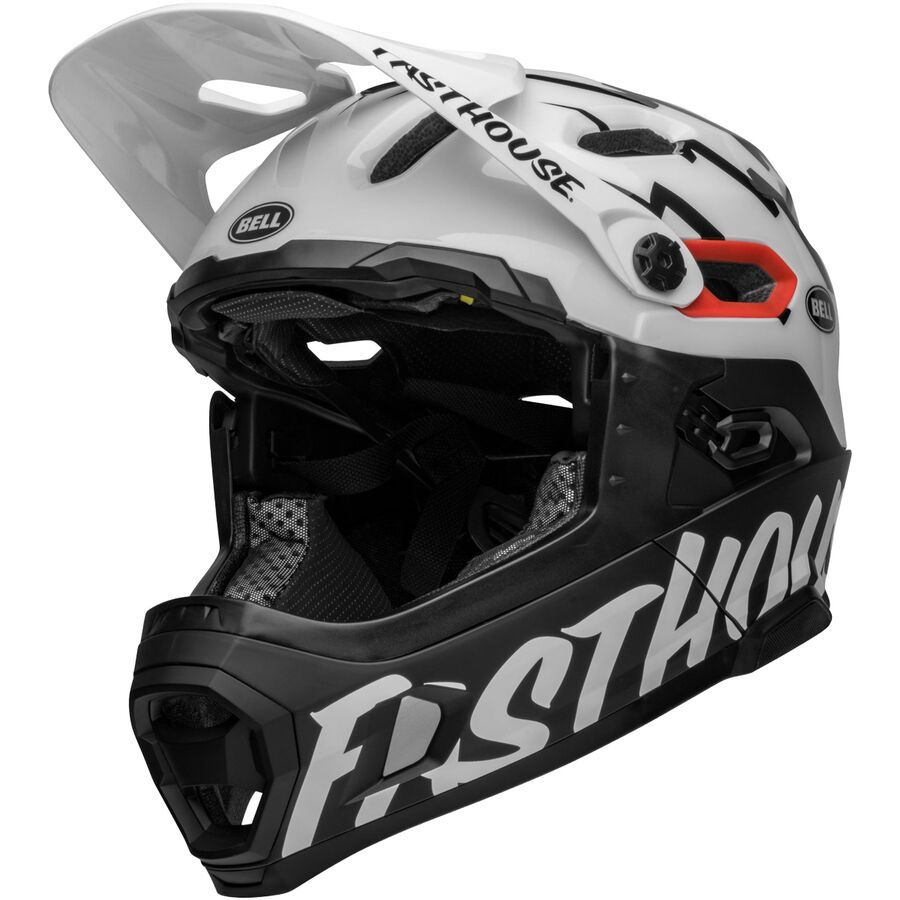 Bell Super DH Mips Helmet Fasthoue Matte/Gloss White/Black