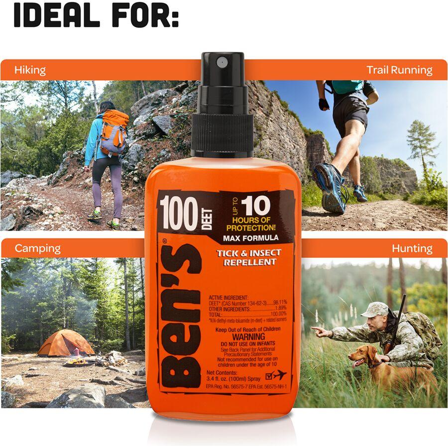 Ben's 100 Max Tick & Insect Repellent 3.4oz Pump Spray One Color