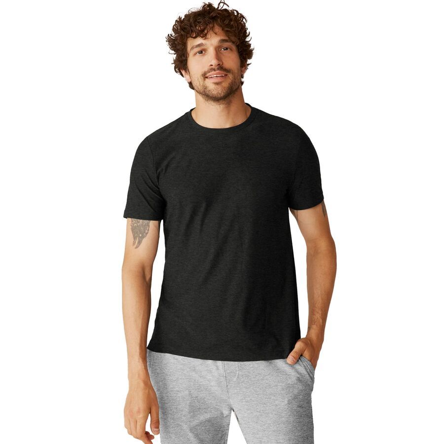 Beyond Yoga Always Beyond Long-Sleeve Crew T-Shirt 2.0 - Men's Darkest Night