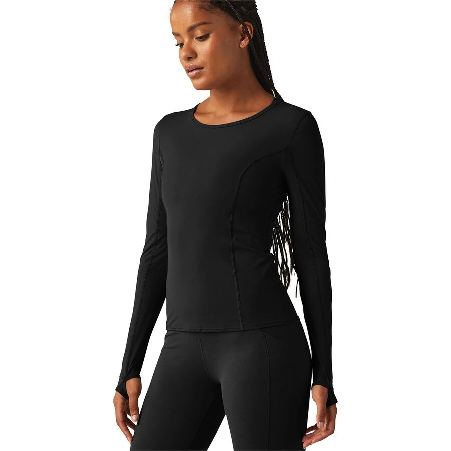 Beyond Yoga Powerbeyond Lite Airshield Long-Sleeve Shirt - Women's Black