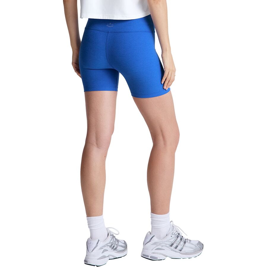 Beyond Yoga Spacedye Keep Pace Biker Short - Women's Court Blue Heather