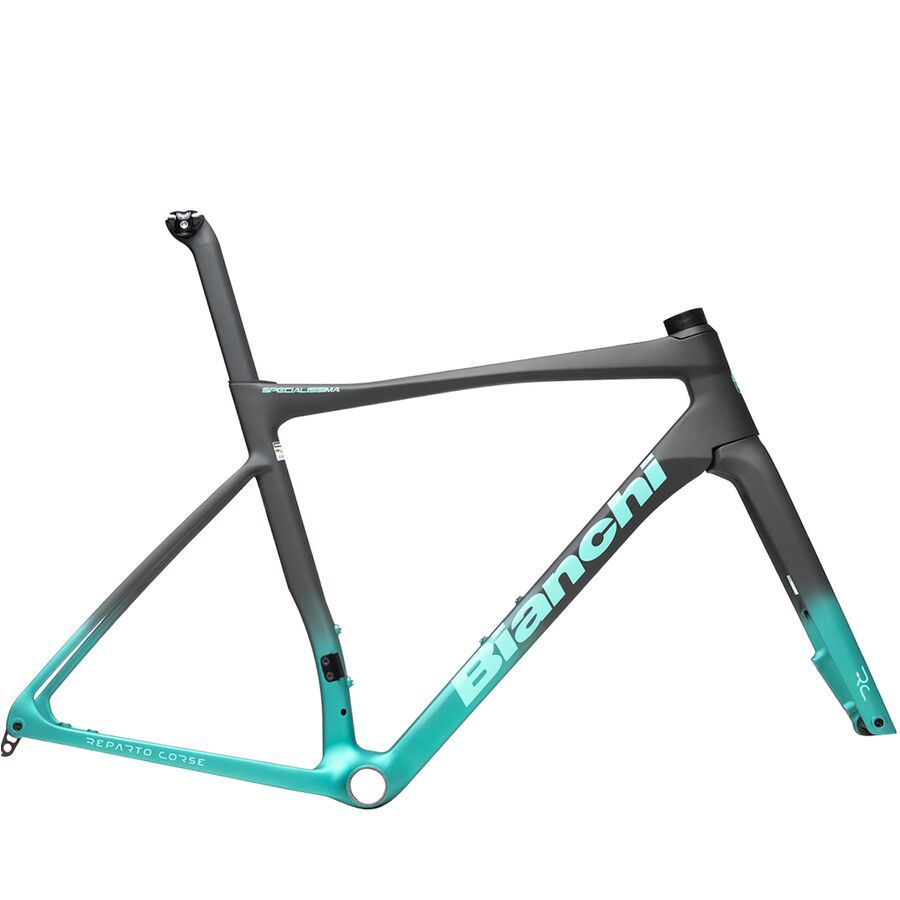 Bianchi Specialissima RC Disc Road Bike Frameset Carbon/Ck16 Metallic/Ck16