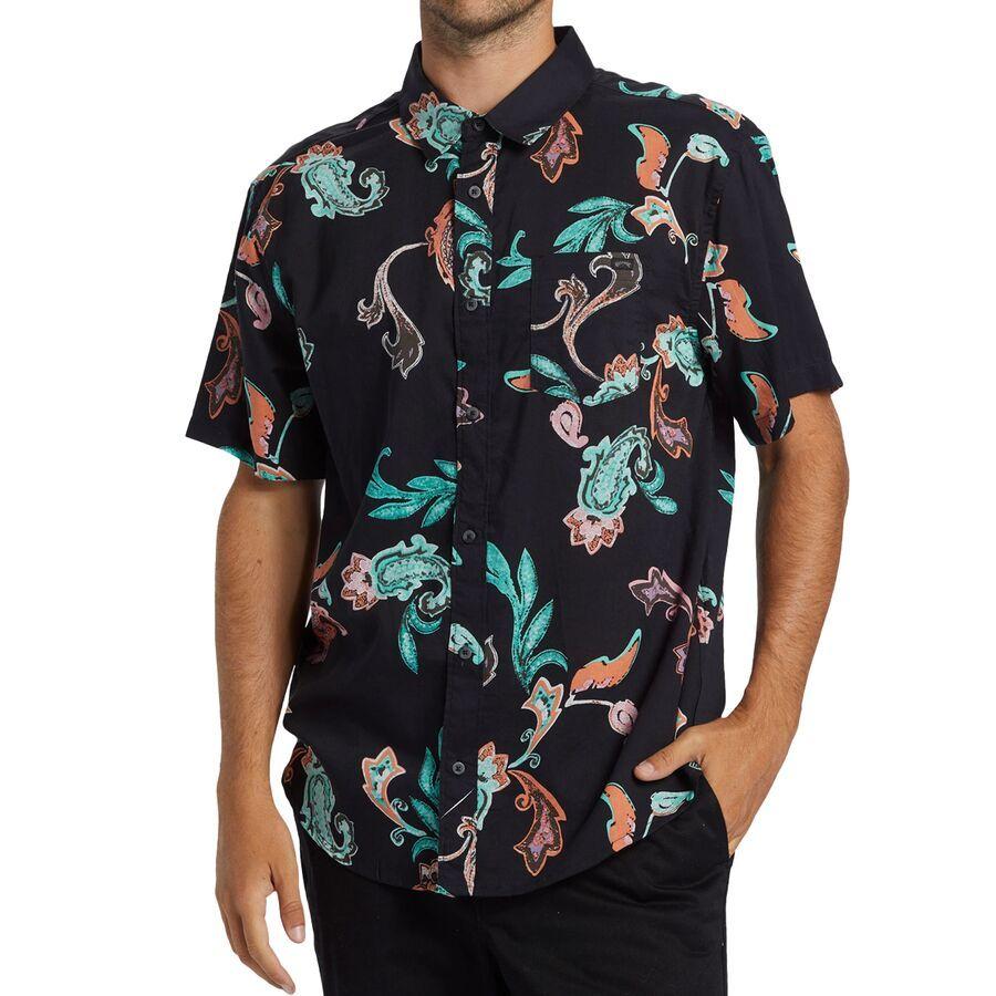Billabong Sundays Short-Sleeve Shirt - Men's Black Multi