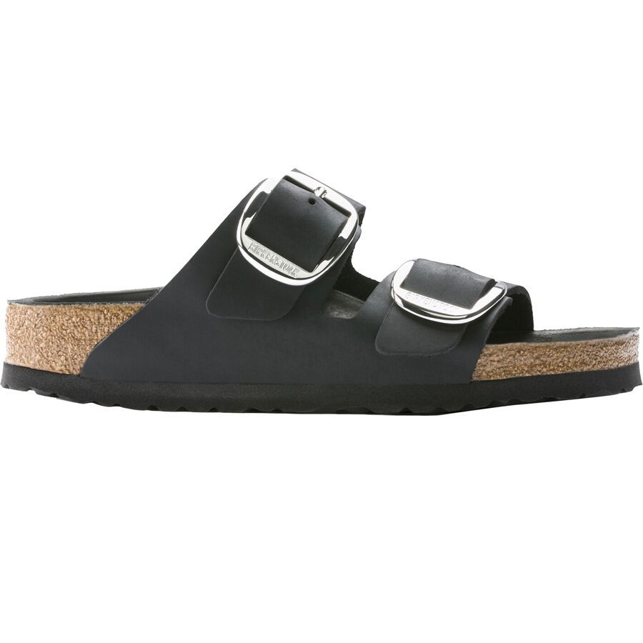 Birkenstock Arizona Big Buckle Leather Sandal - Women's Black Leather