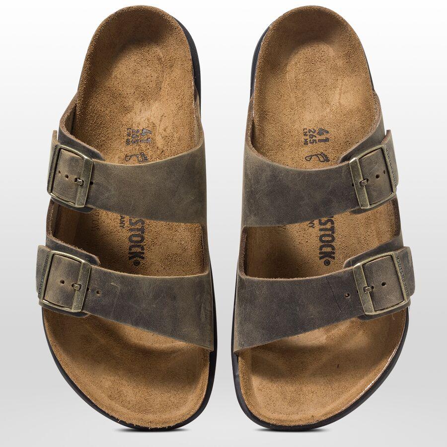 Birkenstock Arizona CT Sandal - Men's Black Oiled Leather