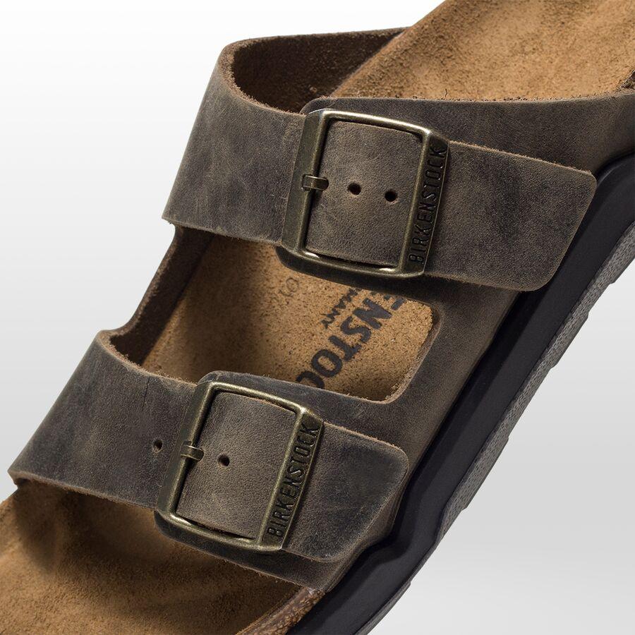 Birkenstock Arizona CT Sandal - Men's Black Oiled Leather