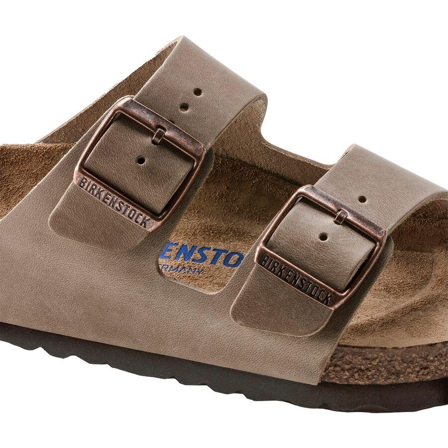 Birkenstock Arizona Soft Footbed Leather Narrow Sandal - Women's Tobacco Oiled Leather