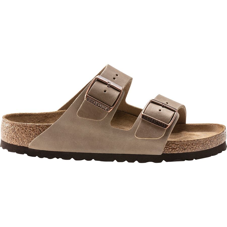 Birkenstock Arizona Soft Footbed Leather Sandal - Men's Tobacco Brown