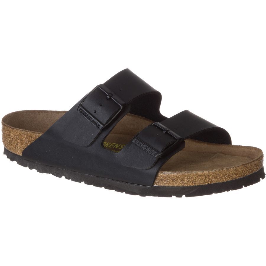 Birkenstock Arizona Soft Footbed Sandal - Women's Black Birko-flor
