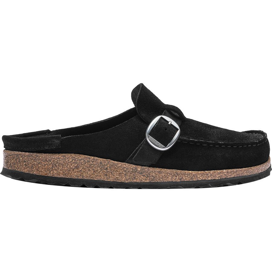 Birkenstock Buckley Clog - Women's Black Suede