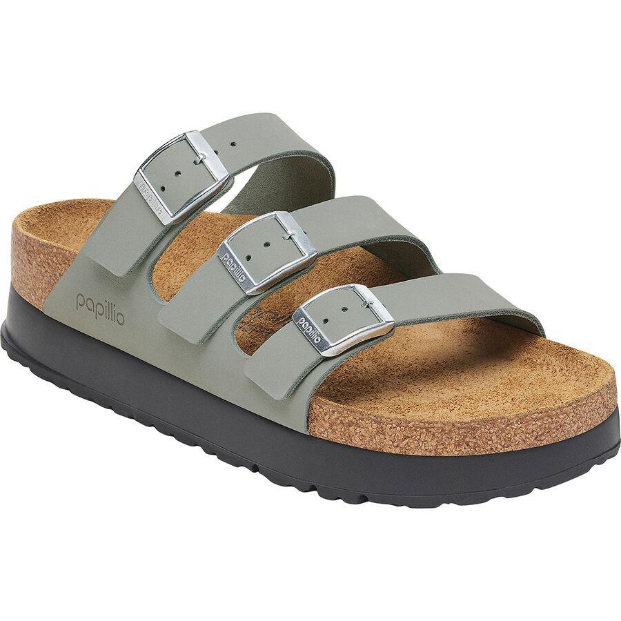Birkenstock Florida III Platform Narrow Sandal - Women's Pure Sage Nubuck