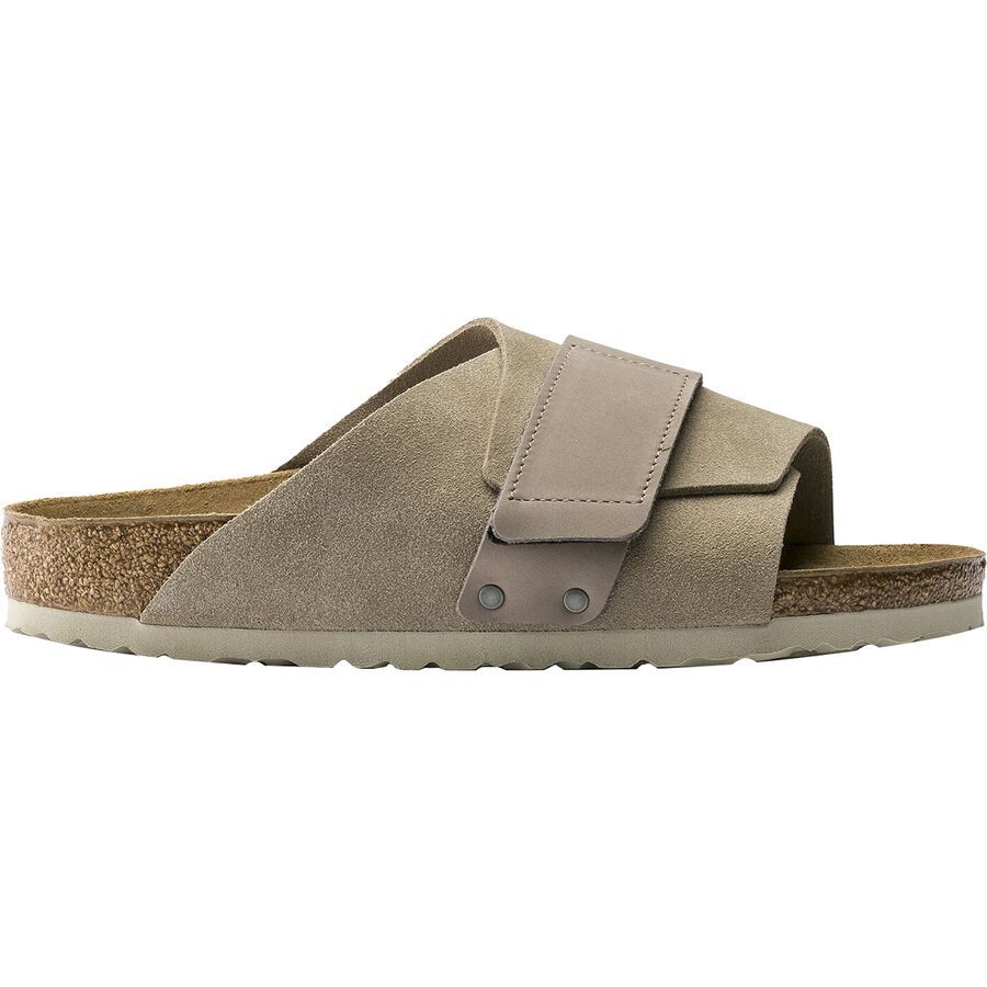 Birkenstock Kyoto Sandal - Men's Taupe Suede