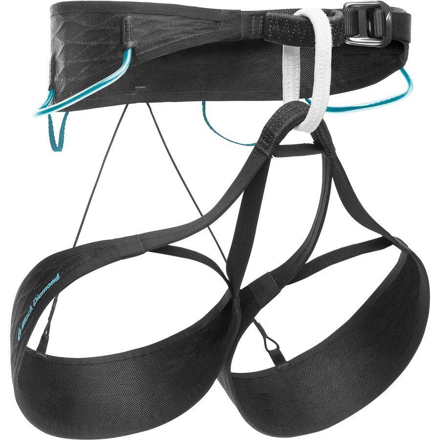 Black Diamond AirNet Harness - Women's Black/Aqua Verde