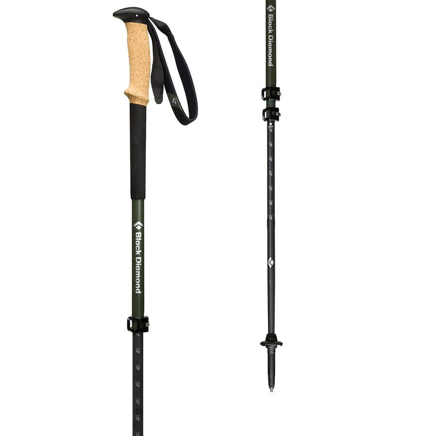 Black Diamond Alpine Carbon Cork Trekking Poles Tundra