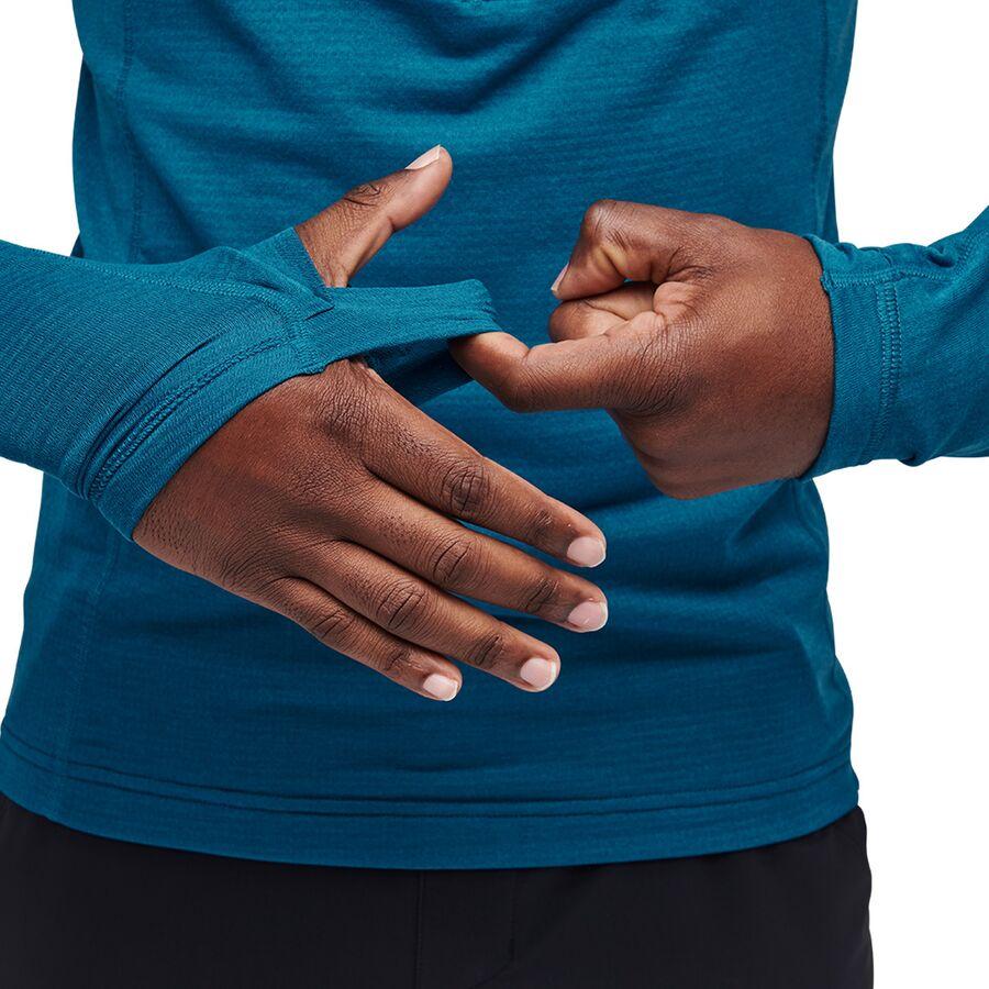 Black Diamond Coefficient LT 1/4-Zip Pullover - Men's Kingfisher