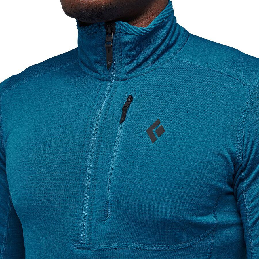 Black Diamond Coefficient LT 1/4-Zip Pullover - Men's Kingfisher